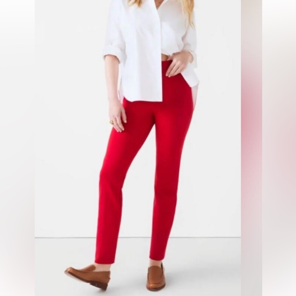 SPANX Red On-the-Go Pants Small NWT
